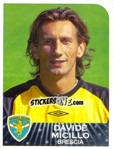 Sticker Davide Micillo - Calciatori 2002-2003 - Panini