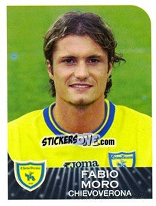 Sticker Fabio Moro - Calciatori 2002-2003 n. 82 - Panini