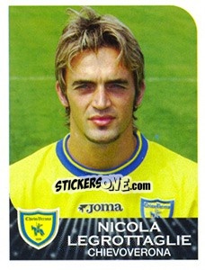Sticker Nicola Legrottaglie - Calciatori 2002-2003 - Panini