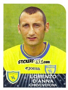 Sticker Lorenzo D'Anna - Calciatori 2002-2003 n. 84 - Panini