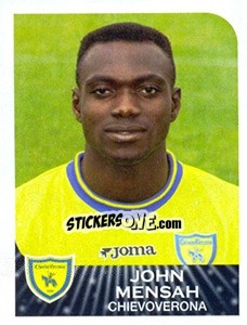 Sticker John Mensah - Calciatori 2002-2003 n. 85 - Panini