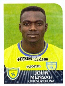 Cromo John Mensah - Calciatori 2002-2003 - Panini