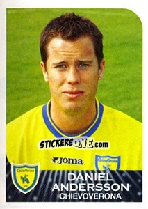 Figurina Daniel Andersson - Calciatori 2002-2003 - Panini