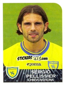 Sticker Sergio Pellissier - Calciatori 2002-2003 n. 95 - Panini