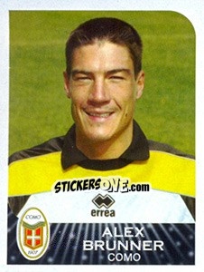 Figurina Alex Brunner - Calciatori 2002-2003 - Panini