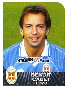Sticker Benoit Cauet - Calciatori 2002-2003 - Panini