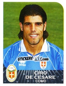 Figurina Ciro De Cesare - Calciatori 2002-2003 - Panini