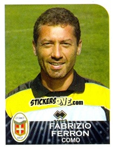 Sticker Fabrizio Ferron - Calciatori 2002-2003 n. 125 - Panini