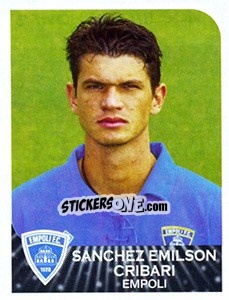 Sticker Sanchez Emilson Cribari - Calciatori 2002-2003 - Panini