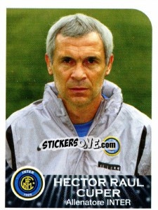 Cromo Hector Raul Cuper (Allenatore) - Calciatori 2002-2003 - Panini