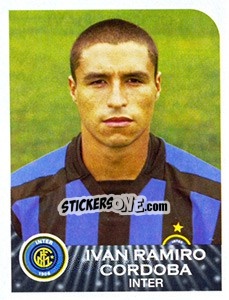 Sticker Ivan Ramiro Cordoba - Calciatori 2002-2003 n. 158 - Panini