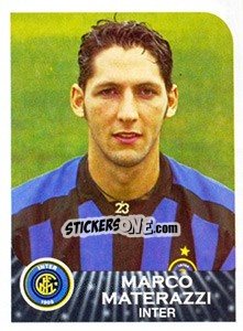 Figurina Marco Materazzi - Calciatori 2002-2003 - Panini