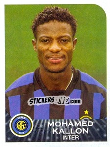 Sticker Mohamed Kallon - Calciatori 2002-2003 - Panini