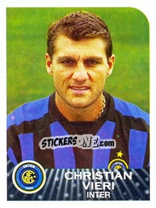 Sticker Christian Vieri - Calciatori 2002-2003 n. 174 - Panini