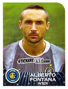 Figurina Alberto Fontana - Calciatori 2002-2003 - Panini