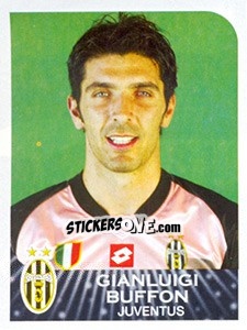 Sticker Gianluigi Buffon - Calciatori 2002-2003 n. 181 - Panini