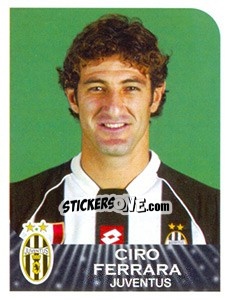 Sticker Ciro Ferrara - Calciatori 2002-2003 n. 183 - Panini