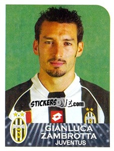 Sticker Gianluca Zambrotta - Calciatori 2002-2003 n. 192 - Panini