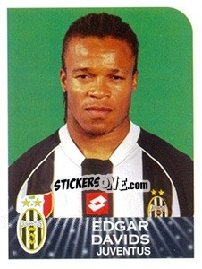 Sticker Edgar Davids - Calciatori 2002-2003 - Panini