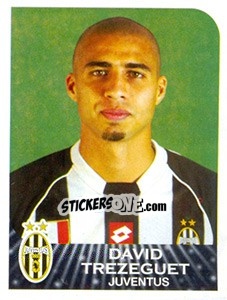 Sticker David Trezeguet - Calciatori 2002-2003 n. 196 - Panini
