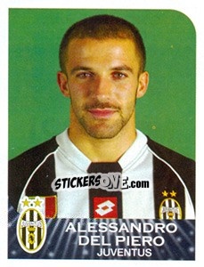 Cromo Alessandro Del Piero - Calciatori 2002-2003 - Panini