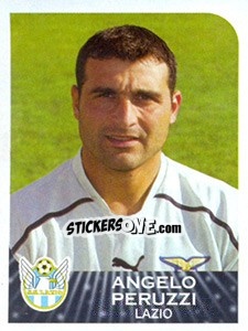 Sticker Angelo Peruzzi - Calciatori 2002-2003 n. 206 - Panini