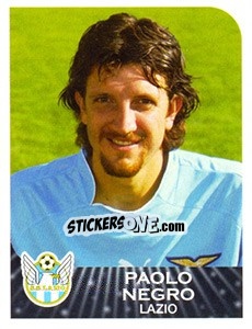 Sticker Paolo Negro - Calciatori 2002-2003 n. 210 - Panini