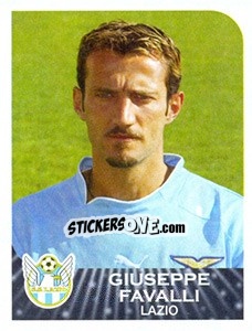 Sticker Giuseppe Favalli - Calciatori 2002-2003 n. 212 - Panini
