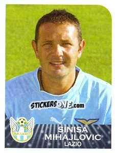 Figurina Siniša Mihajlovic - Calciatori 2002-2003 - Panini