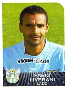 Sticker Fabio Liverani - Calciatori 2002-2003 n. 215 - Panini