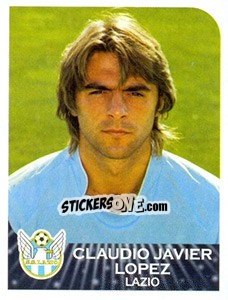 Sticker Claudio Javier Lopez - Calciatori 2002-2003 - Panini