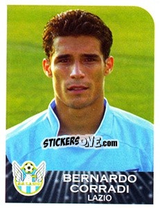 Sticker Bernardo Corradi - Calciatori 2002-2003 n. 224 - Panini