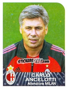 Sticker Carlo Ancelotti (Allenatore) - Calciatori 2002-2003 - Panini
