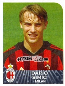 Sticker Dario Šimic - Calciatori 2002-2003 - Panini