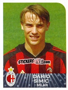 Sticker Dario Šimic - Calciatori 2002-2003 n. 232 - Panini