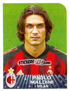 Sticker Paolo Maldini - Calciatori 2002-2003 n. 234 - Panini