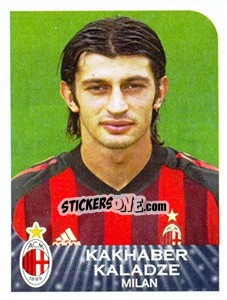 Sticker Kakhaber Kaladze - Calciatori 2002-2003 - Panini