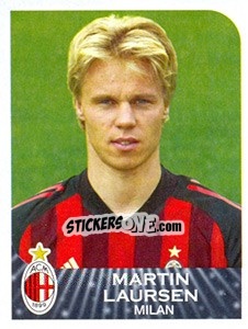 Sticker Martin Laursen - Calciatori 2002-2003 n. 236 - Panini