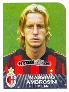 Cromo Massimo Ambrosini - Calciatori 2002-2003 - Panini