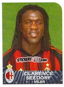 Sticker Clarence Seedorf - Calciatori 2002-2003 - Panini