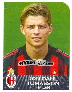Figurina Jon Dahl Tomasson - Calciatori 2002-2003 - Panini