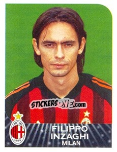 Cromo Filippo Inzaghi - Calciatori 2002-2003 - Panini