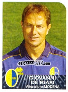 Sticker Giovanni De Biasi (Allenatore) - Calciatori 2002-2003 n. 254 - Panini
