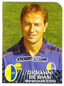 Sticker Giovanni De Biasi (Allenatore) - Calciatori 2002-2003 - Panini