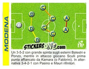 Cromo Schema - Calciatori 2002-2003 - Panini