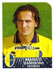 Sticker Marco Zamboni - Calciatori 2002-2003 - Panini