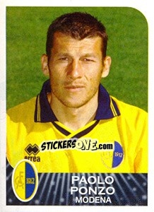 Figurina Paolo Ponzo - Calciatori 2002-2003 - Panini