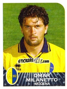 Sticker Omar Milanetto - Calciatori 2002-2003 - Panini