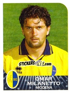 Sticker Omar Milanetto - Calciatori 2002-2003 n. 265 - Panini