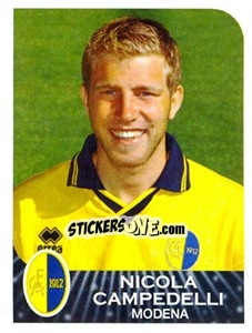 Sticker Nicola Campedelli - Calciatori 2002-2003 - Panini